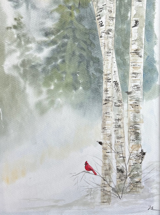 Birch Trees in Winter